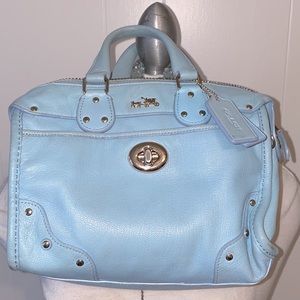 A Baby Blue Coach Purse